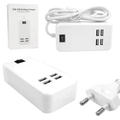 15W USB Desktop Charger зарядна станция
