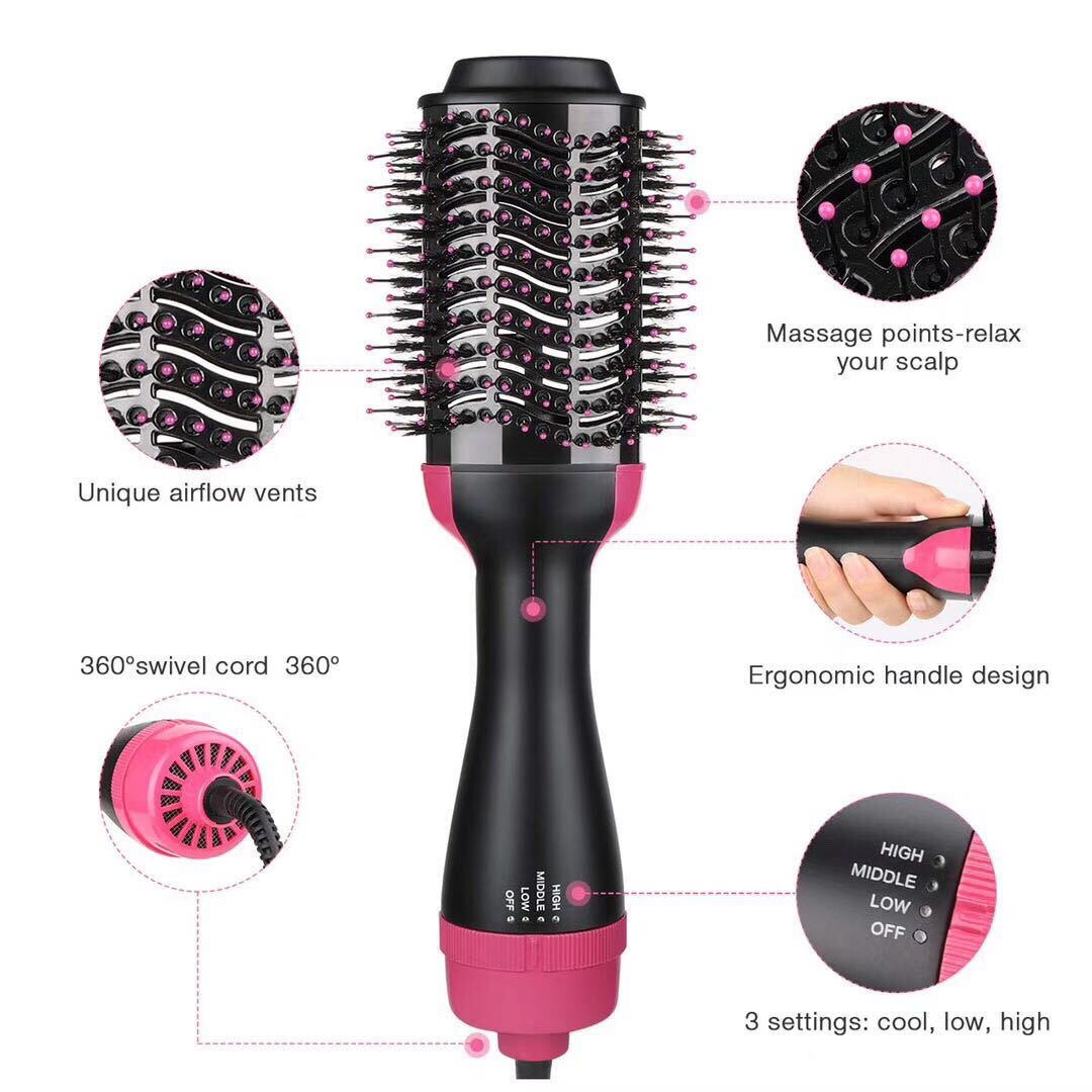 2в1 ЧЕТКА СЕШОАР One step за сушене, изправяне и обем hair dryer