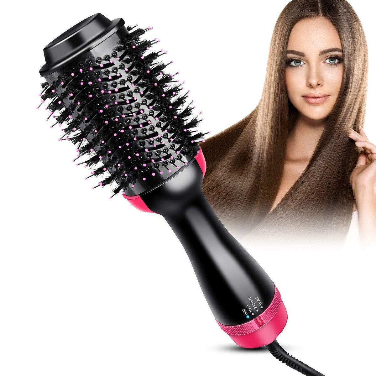2в1 ЧЕТКА СЕШОАР One step за сушене, изправяне и обем hair dryer