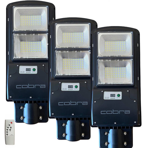 3БР. УЛИЧНА СОЛАРНА ЛАМПА COBRA 250W
