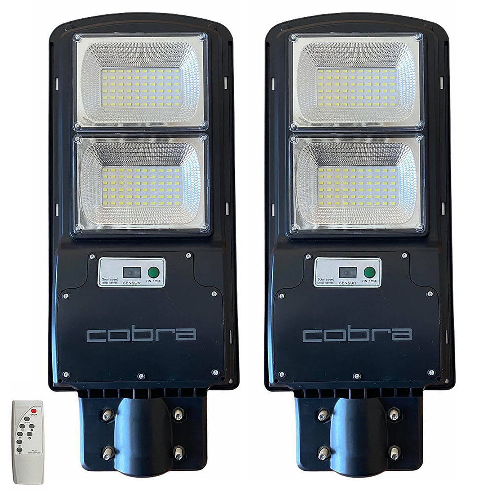 2БР. УЛИЧНА СОЛАРНА ЛАМПА COBRA 250W