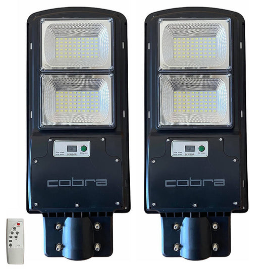 2БР. УЛИЧНА СОЛАРНА ЛАМПА COBRA 250W