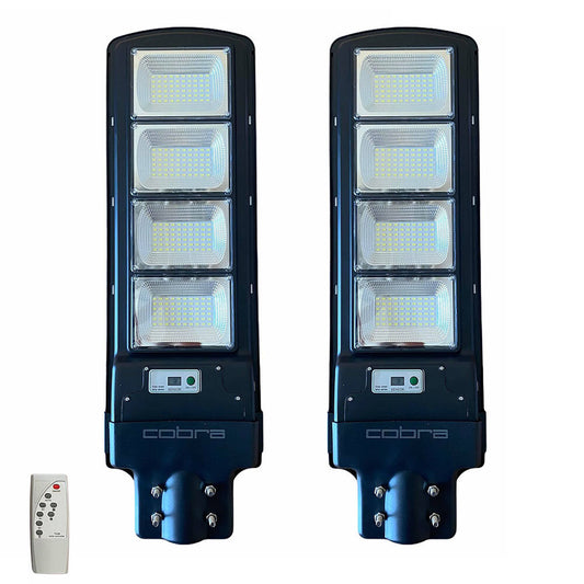 2БР. УЛИЧНА СОЛАРНА ЛАМПА COBRA 500W