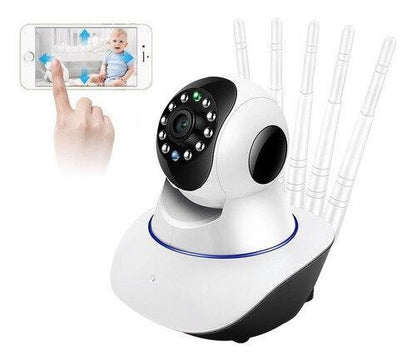 2MP FULL HD, WIFI БЕЗЖИЧНА КАМЕРА С 5 АНТЕНИ, МОТОРИЗИРАНА 355° завъртане + 32GB Карта