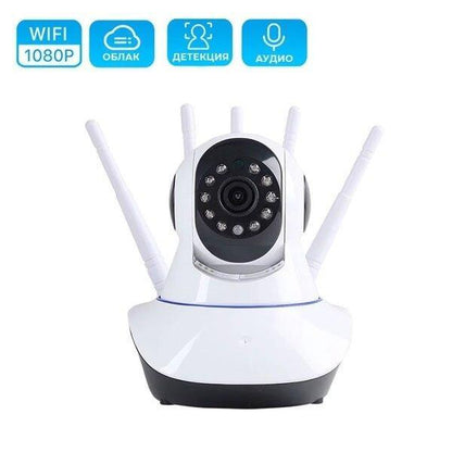 2MP FULL HD, WIFI БЕЗЖИЧНА КАМЕРА С 5 АНТЕНИ, МОТОРИЗИРАНА 355° завъртане + 32GB Карта