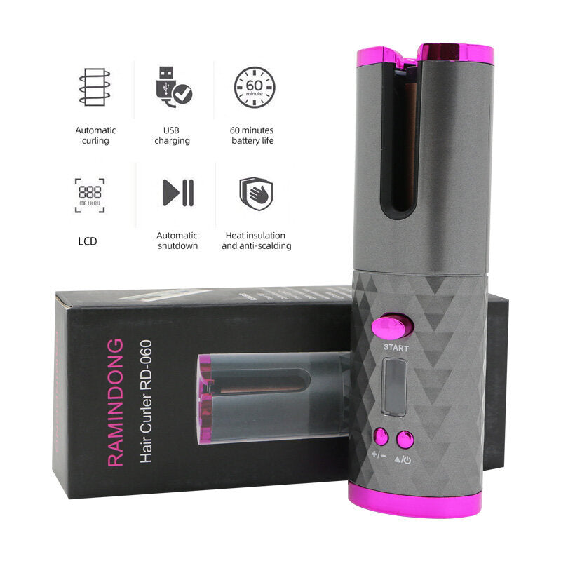2в1 Безжична маша за коса керамична и Power bank за телефон CORDLESS
