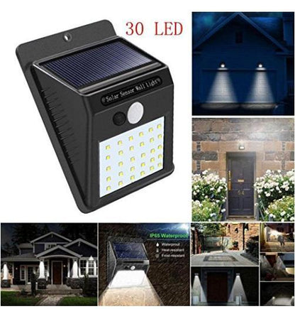 5бр. СОЛАРНА LED лампа 30LEDs диода IP65 водоустойчива 4W