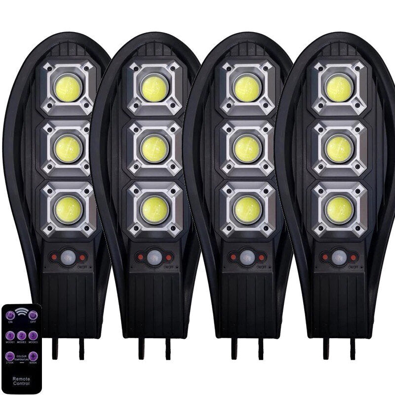 4бр. Соларна LED Лампа 345W IP65 Водоустойчива