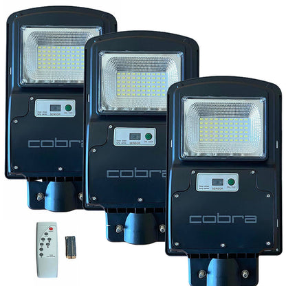 3БР. УЛИЧНА СОЛАРНА ЛАМПА COBRA 125W