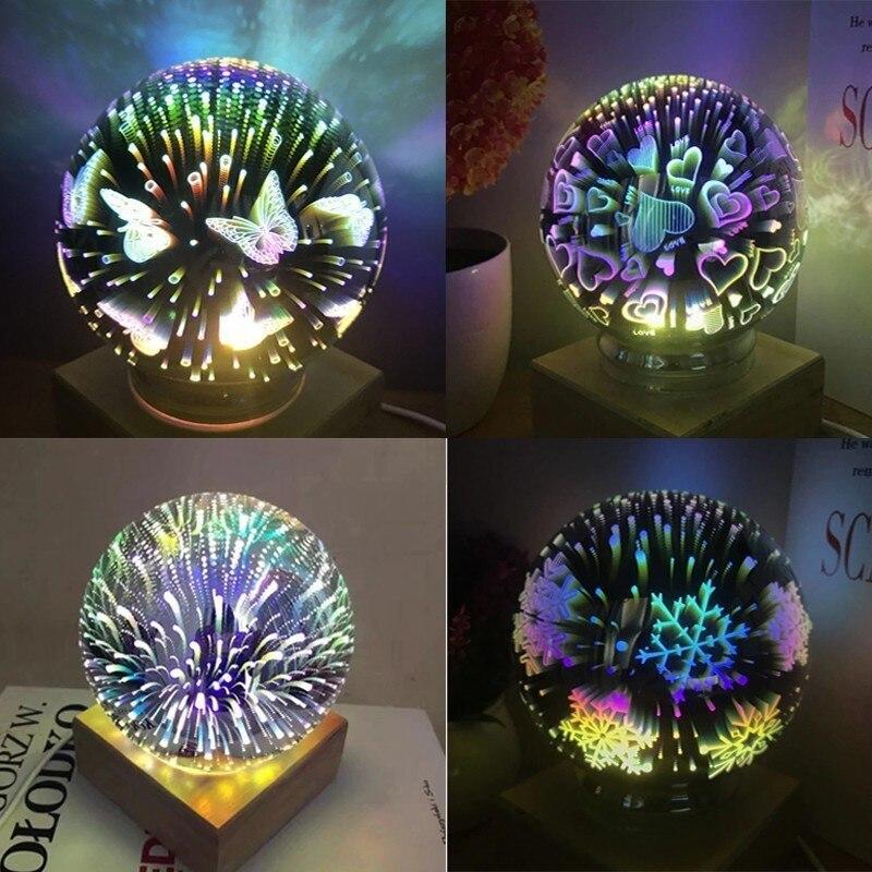3D Сферична лампа Fireworks