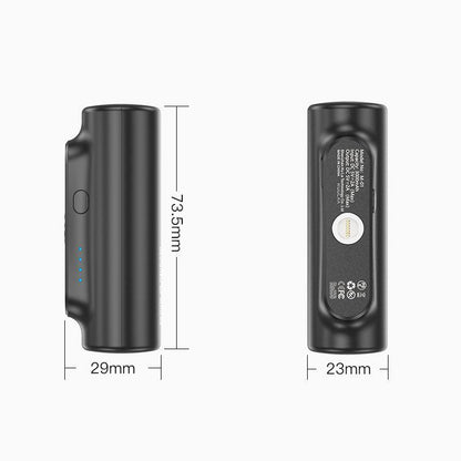3в1 Магнитен безжичен Power Bank 3000 mAh /черен/