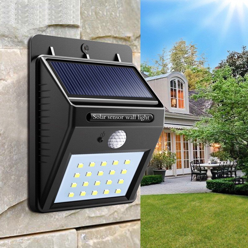 5бр. СОЛАРНА LED лампа 30LEDs диода IP65 водоустойчива 4W