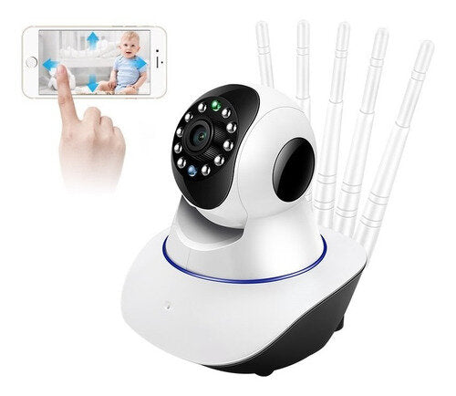 2MP FULL HD, WIFI БЕЗЖИЧНА КАМЕРА С 5 АНТЕНИ, МОТОРИЗИРАНА 355° завъртане
