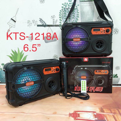 Активна Bluetooth Караоке Колона с микрофон  6.5" KTS-1218A с компактен размер