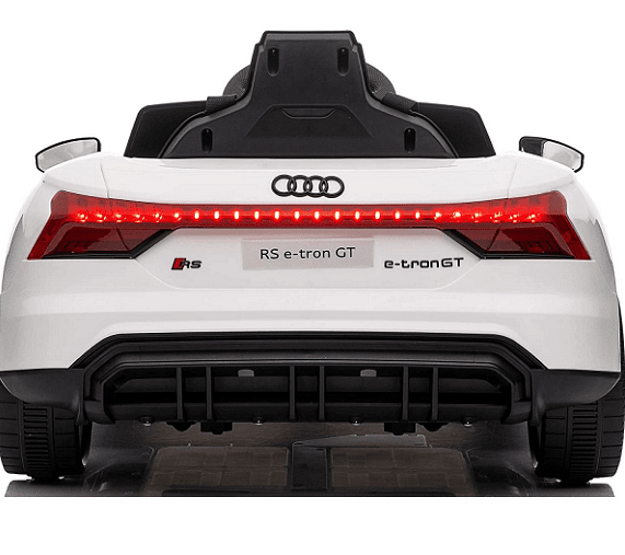 Акумулаторен джип Audi RS E-Tron GT, 4X4, Licensed, С меки гуми и кожена седалка, 12V, Черна