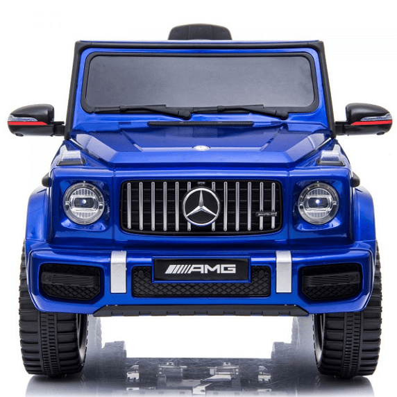 Акумулаторен джип Mercedes Benz G63, С меки гуми и кожена седалка, Черна