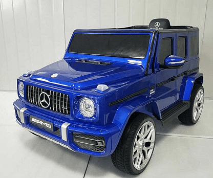Акумулаторен джип Mercedes Benz G63, С меки гуми и кожена седалка, Черна