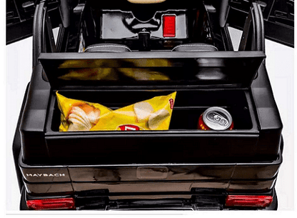 Акумулаторен джип Mercedes Maybach G650, С отварящи се врати, 4x4, 12V, Черен
