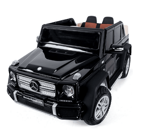 Акумулаторен джип Mercedes Maybach G650, С отварящи се врати, 4x4, 12V, Черен