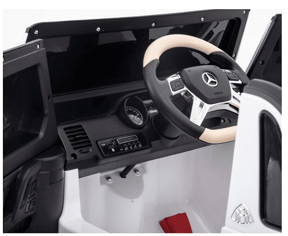 Акумулаторен джип Mercedes Maybach G650, С отварящи се врати, 4x4, 12V, Черен