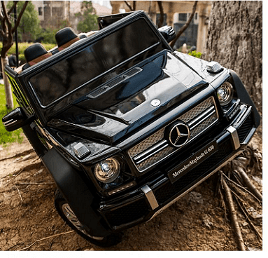 Акумулаторен джип Mercedes Maybach G650, С отварящи се врати, 4x4, 12V, Черен