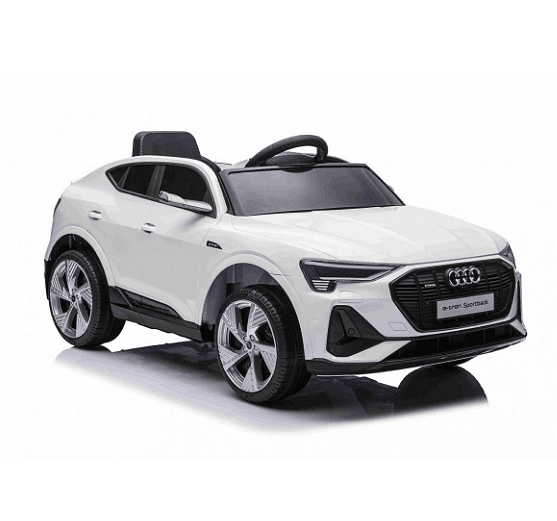 Акумулаторна кола AUDI Sportsback, 4x4, С кожена седалка и меки гум, 12V, Черна