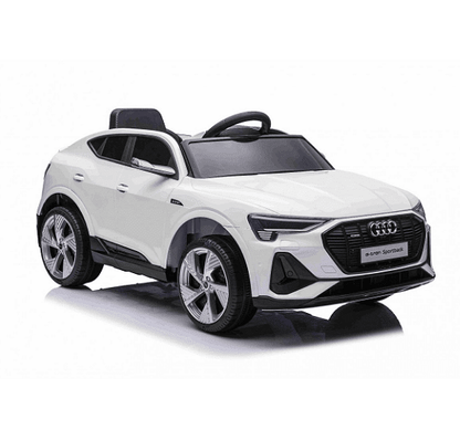 Акумулаторна кола AUDI Sportsback, 4x4, С кожена седалка и меки гум, 12V, Черна