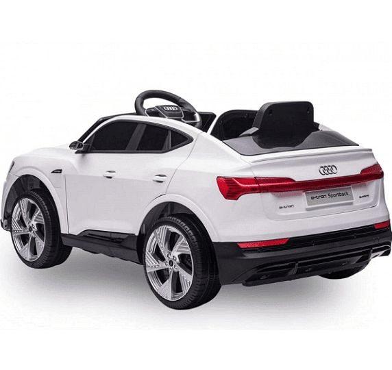 Акумулаторна кола AUDI Sportsback, 4x4, С кожена седалка и меки гум, 12V, Черна