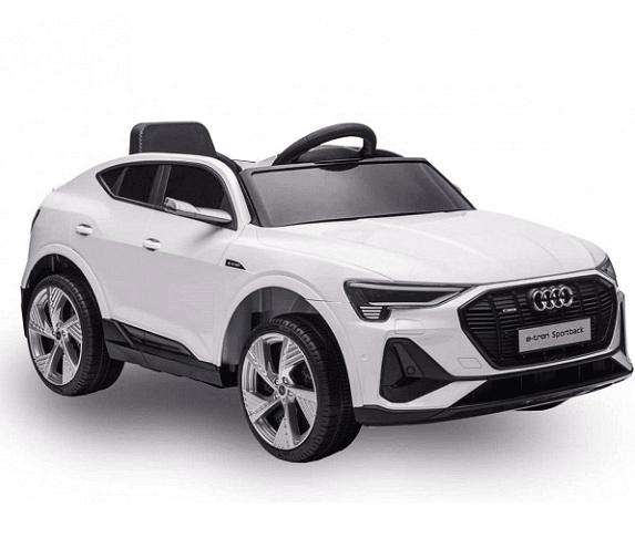 Акумулаторна кола AUDI Sportsback, 4x4, С кожена седалка и меки гум, 12V, Черна