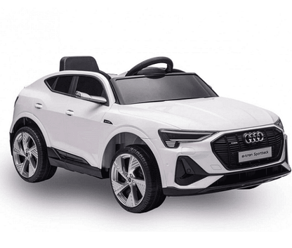 Акумулаторна кола AUDI Sportsback, 4x4, С кожена седалка и меки гум, 12V, Черна
