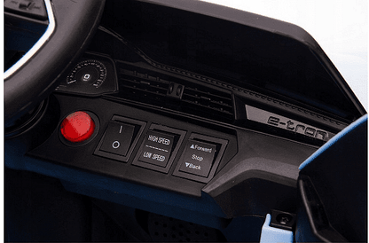 Акумулаторна кола AUDI Sportsback, 4x4, С кожена седалка и меки гум, 12V, Черна