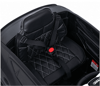 Акумулаторна кола AUDI Sportsback, 4x4, С кожена седалка и меки гум, 12V, Черна