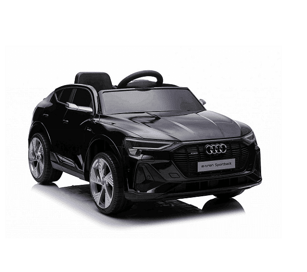 Акумулаторна кола AUDI Sportsback, 4x4, С кожена седалка и меки гум, 12V, Черна