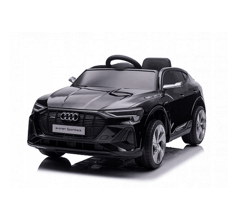 Акумулаторна кола AUDI Sportsback, 4x4, С кожена седалка и меки гум, 12V, Черна