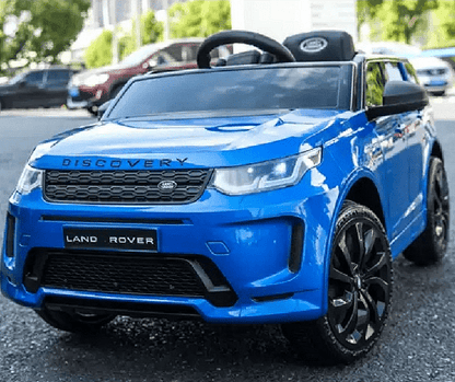 Акумулаторна кола Land Rover Discovery, 4x4, С меки гуми и отварящи се врати, 12V, MP3