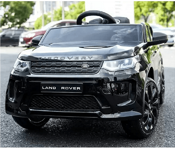 Акумулаторна кола Land Rover Discovery, 4x4, С меки гуми и отварящи се врати, 12V, MP3