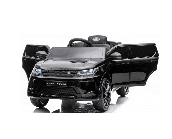 Акумулаторна кола Land Rover Discovery, 4x4, С меки гуми и отварящи се врати, 12V, MP3