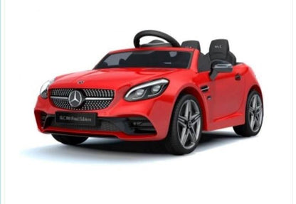 Акумулаторна кола Mercedes Benz C63 AMG, С меки гуми, Отварящи се врати и кожена седалка, 12V