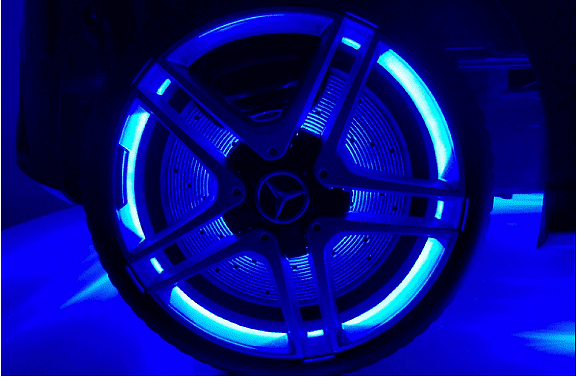 Акумулаторна кола Mercedes Benz CLA45 AMG, Меки гуми, WiFi, Кожена седалка, Дистанционно управление