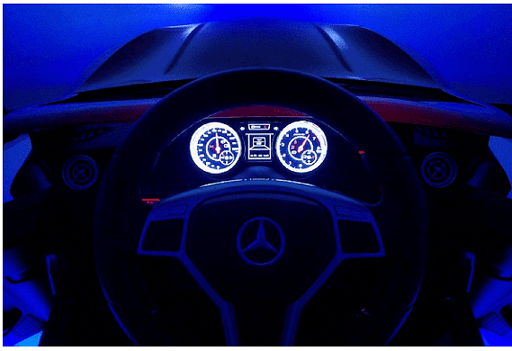 Акумулаторна кола Mercedes Benz CLA45 AMG, Меки гуми, WiFi, Кожена седалка, Дистанционно управление