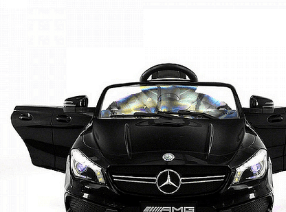 Акумулаторна кола Mercedes Benz CLA45 AMG, Меки гуми, WiFi, Кожена седалка, Дистанционно управление