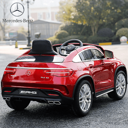 Акумулаторна кола Mercedes GLE63 Coupe, С меки гуми и кожена седалка, Размери 125х72х56 см., WіFі диcтaнциoннo, Черна