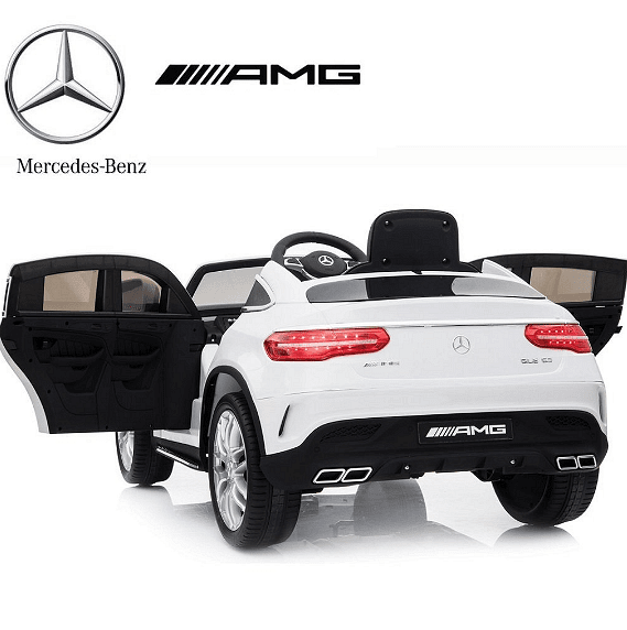 Акумулаторна кола Mercedes GLE63 Coupe, С меки гуми и кожена седалка, Размери 125х72х56 см., WіFі диcтaнциoннo, Черна