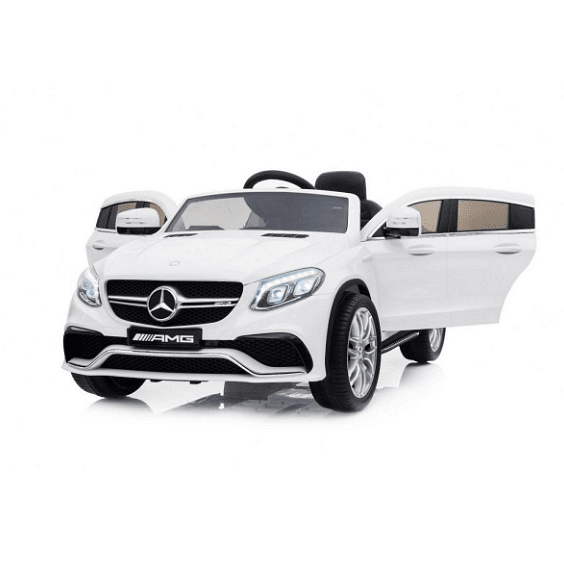 Акумулаторна кола Mercedes GLE63 Coupe, С меки гуми и кожена седалка, Размери 125х72х56 см., WіFі диcтaнциoннo, Черна
