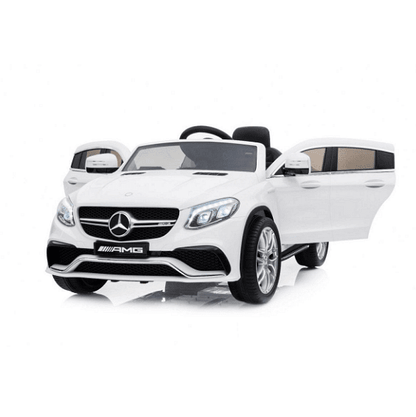 Акумулаторна кола Mercedes GLE63 Coupe, С меки гуми и кожена седалка, Размери 125х72х56 см., WіFі диcтaнциoннo, Черна