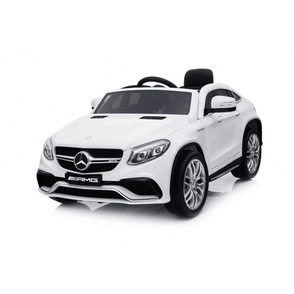 Акумулаторна кола Mercedes GLE63 Coupe, С меки гуми и кожена седалка, Размери 125х72х56 см., WіFі диcтaнциoннo, Черна