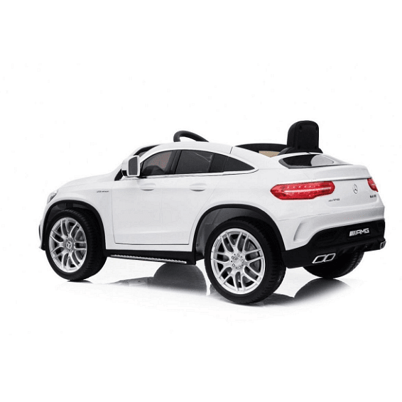 Акумулаторна кола Mercedes GLE63 Coupe, С меки гуми и кожена седалка, Размери 125х72х56 см., WіFі диcтaнциoннo, Черна