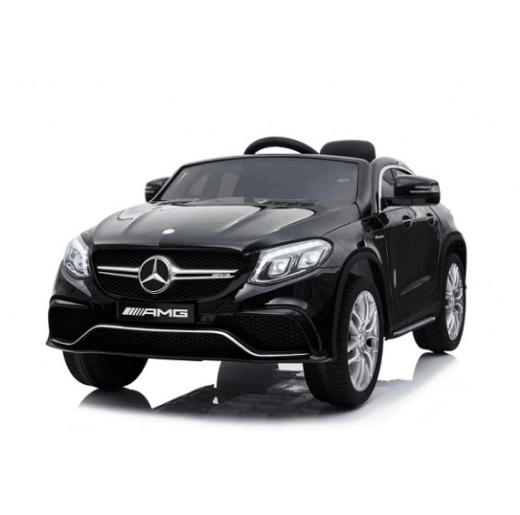 Акумулаторна кола Mercedes GLE63 Coupe, С меки гуми и кожена седалка, Размери 125х72х56 см., WіFі диcтaнциoннo, Черна