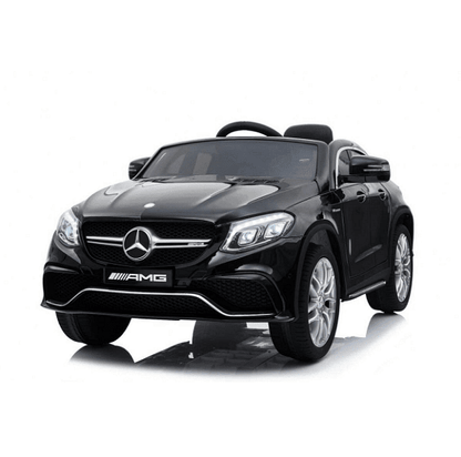 Акумулаторна кола Mercedes GLE63 Coupe, С меки гуми и кожена седалка, Размери 125х72х56 см., WіFі диcтaнциoннo, Черна