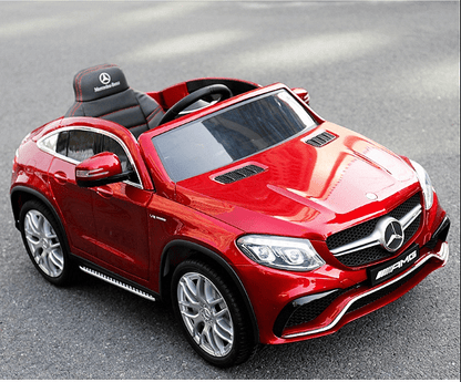 Акумулаторна кола Mercedes GLE63 Coupe, С меки гуми и кожена седалка, Размери 125х72х56 см., WіFі диcтaнциoннo, Черна